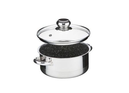Rendlík CERAMMAX PRO STANDARD s poklicí, průměr 18 cm, objem 2.0 l, keramický povrch černý granit