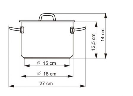 Hrnec PRECISE s poklicí, průměr 18cm, objem 3.0l