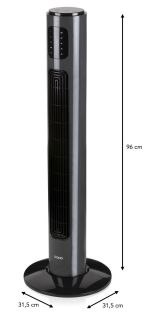 Ventilátor sloupový - s dálkovým ovládáním - DOMO DO8124