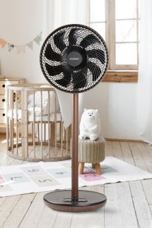 Stojanový ventilátor s 3D oscilací - DOMO DO8155, 33 cm, dálkové ovládání 