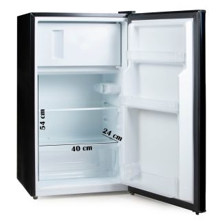 Lednice s mrazákem uvnitř - černá - PRIMO PR145FR, Objem 67+13 litrů, Třída: E