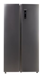 Lednička s mrazákem - D - 555 L - nerezová ocel - DO99506M, Objem chladničky: 349 l, Objem mrazáku: 206 l, Třída: D