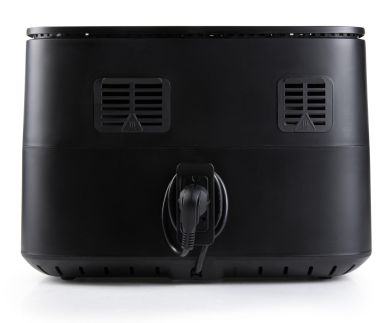 Dvojitá horkovzdušná fritéza 3+6 l - digitální - DOMO DO546FR, 2 850 W, 2 samostatné zóny, 6 automatických programů, XXL kapacita 3 + 6 litrů
