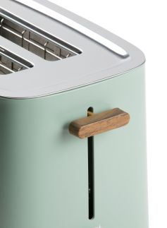 Topinkovač na 2 topinky - zelený - WOOD YOU - DOMO DO973T, 1 000 W