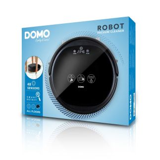 Robotický vysavač - DOMO DO7293SN, Baterie: Li-ion 14,8V, 2600 mAh, Sací podtlak: 1,2 kPa, 48 senzorů