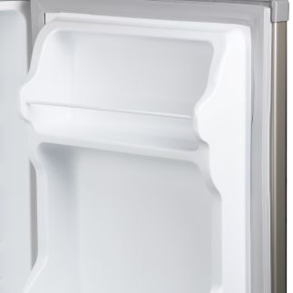 Lednice s mrazící přihrádkou - stříbrná - PRIMO PR154FR, Objem: 66 l *, Třída: E, (š x h x v): 44,5 x 51 x 63 cm