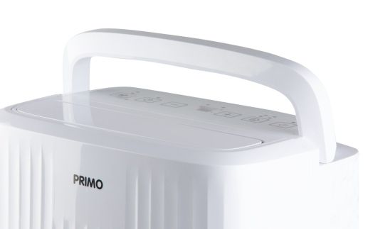 Mobilní odvlhčovač vzduchu - bílý - PRIMO PR581DH, Výkon: 10 l / 24 h, Objem: 2 l