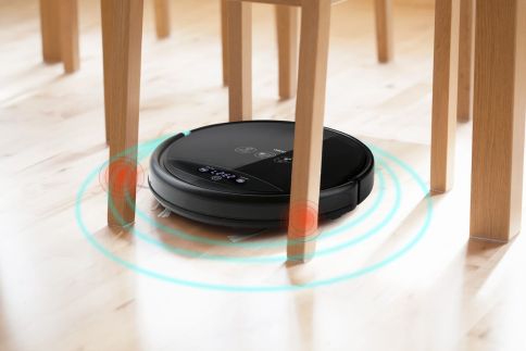 Robotický vysavač - DOMO DO7293SN, Baterie: Li-ion 14,8V, 2600 mAh, Sací podtlak: 1,2 kPa, 48 senzorů