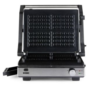 Kontaktní gril a vaflovač 2v1 - DOMO DO9287G, Keramický povrch PFAS free, Příkon: 1 800 W, Možnost otevření o 180°