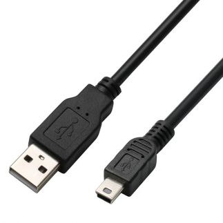 Kabel GoGEN USB A/Mini USB, 3m - černý