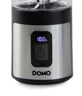 Aku smoothie mixér Blender-to-go 120W - černý - DOMO DO751BL