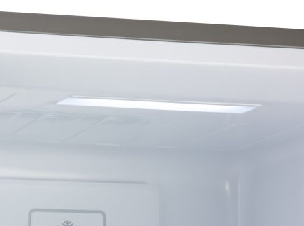 Lednice kombinovaná s mrazákem dole -  DO91337C,  323 L - nerezová ocel