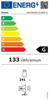 Chladnička 1dv. Zanussi ZRA25600WA