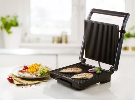 Kontaktní elektrický gril panini - DOMO DO9135G, Příkon: 2000 W