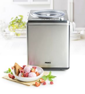 Zmrzlinovač s kompresorem - nerezový - PRIMO PR408IM, Objem: 2 l