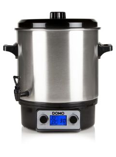 Zavařovací hrnec nerezový s LCD - DOMO DO42325PC, plnoautomat, 27 l, 2000 W