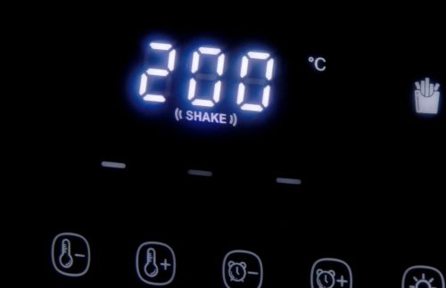 Horkovzdušná fritéza 6 l - digitální - DOMO DO1136FR, 6 L, 1500 W, průhled 