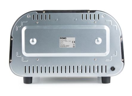 Pizza pec Genius - nerezová, pečící kamen - DOMO DO9289PZ, 1 700 W, až 450°C, časovač