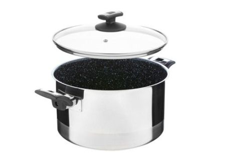 Hrnec CERAMMAX PRO COMFORT s poklicí, průměr 26 cm, objem 8.0 l, keramický povrch černý granit