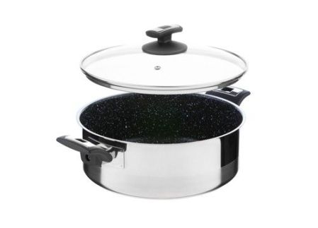 Kastrol CERAMMAX PRO COMFORT s poklicí, průměr 26 cm, objem 4.5 l, keramický povrch černý granit
