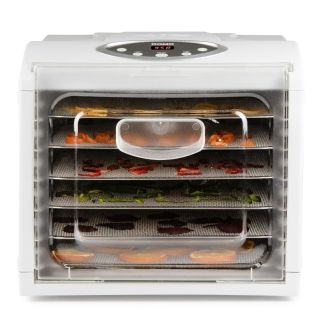 Sušička ovoce - digitální - DOMO DO353VD, Příkon: 500 W, 6 plat, digitální, časovač, regulace teploty