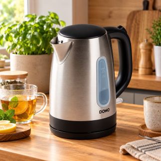 Rychlovarná konvice nerezová - DOMO DO496WK, Objem: 1,7 l, Příkon: 2200 W