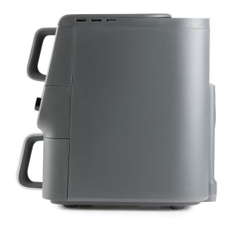 Dvojitá horkovzdušná fritéza 3,5+6,5 l - DOMO DO549FR, 2 500 W, 2 samostatné zóny, celková kapacita 10 litrů