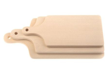 Sada bukových krájecích desek, 3 kusy