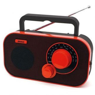 Bravo B-5184 Přenosné rádio červené