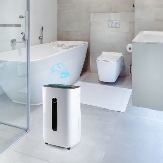 Mobilní odvlhčovač vzduchu - bílý - PRIMO PR580DH, Výkon: 20 l / 24 h, Objem: 6,5 l