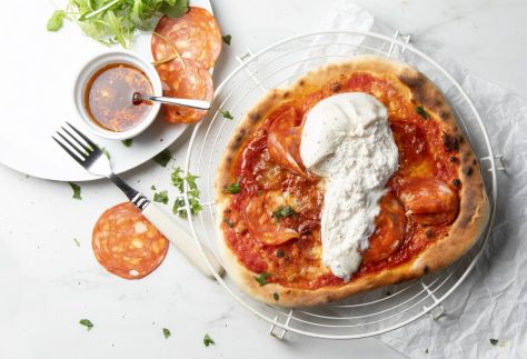 Pizza pec Genius - nerezová, pečící kamen - DOMO DO9289PZ, 1 700 W, až 450°C, časovač