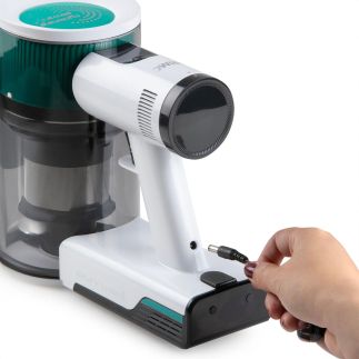 Tyčový aku vysavač s kloubem 2v1 - zelenobílý 22,2 V - PRIMO PR510SV, Li-on 22,2 V; 200W; 0,7l 