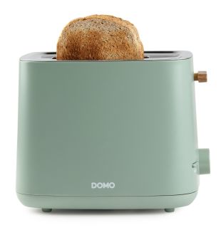 Topinkovač na 2 topinky - zelený - WOOD YOU - DOMO DO973T, 1 000 W