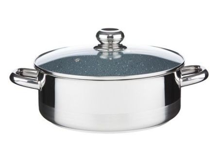Kastrol CERAMMAX PRO STANDARD s poklicí, průměr 26 cm, objem 4.5 l, keramický povrch šedý granit