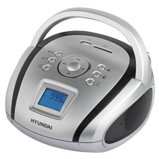 Radiopřijímač Hyundai TR 1088 SU3SB,  MP3/USB/SD, stříbrný/černý
