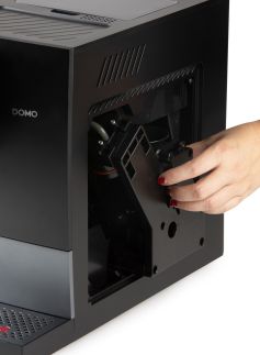 Automatický Espresso kávovar - černo šedý - DOMO DO744K, 1 350 W, 19 barů, LCD displej