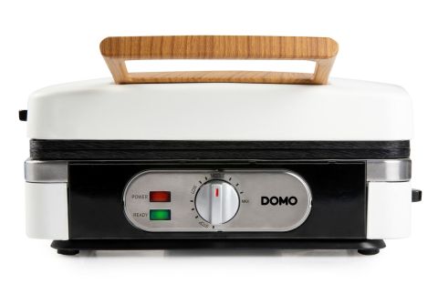 Sendvičovač - Gril - Vaflovač - 3v1 - bílý - DOMO DO9277C, příkon 1 100 W, termostat, bílá barva