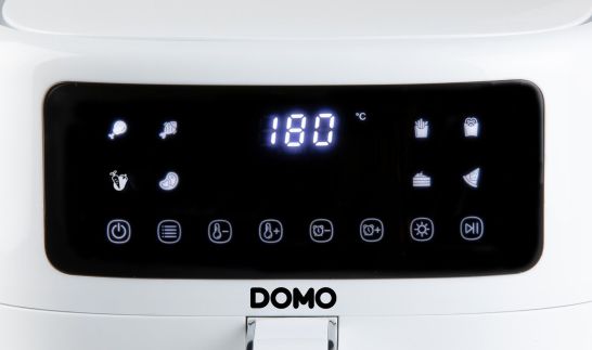 Horkovzdušná fritéza 6 l - digitální - DOMO DO1136FR, 6 L, 1500 W, průhled 