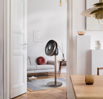 Stojanový ventilátor s 3D oscilací - DOMO DO8155, 33 cm, dálkové ovládání 