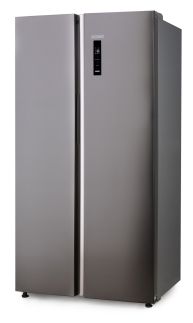Lednička s mrazákem - D - 555 L - nerezová ocel - DO99506M, Objem chladničky: 349 l, Objem mrazáku: 206 l, Třída: D