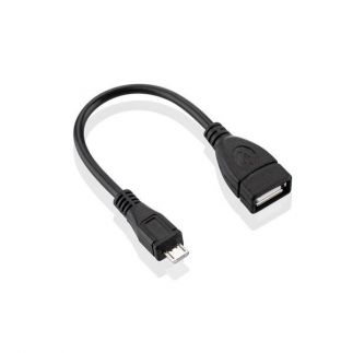 Kabel GoGEN USB/micro USB, OTG - černý