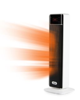 Sloupové keramické topení - DOMO DO7358H, Příkon: 2 000 W, dálkový ovladač, ECO funkce