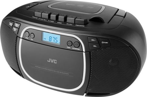 JVC RC-E451B černý Radiomagnetofon s CD 