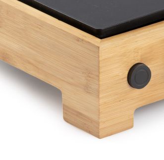 Stolní elektrický gril Plancha - Bamboo Style - DOMO DO9270G, 1 000 W, termostat, plocha 36 x 14 cm