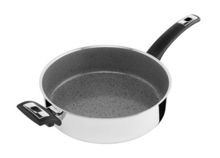 Pánev CERAMMAX PRO STANDARD, s rukojetí, s poklicí, průměr 26 cm, objem 3.9 l, šedý GRANIT