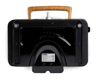 Sendvičovač - Gril - Vaflovač - 3v1 - černý - DOMO DO9278C, příkon 1 100 W, termostat, černá barva