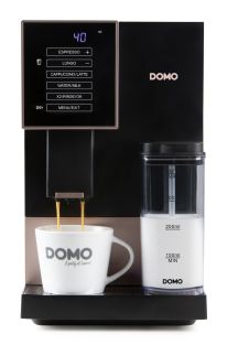 Automatický Espresso kávovar - černobronzový - DOMO DO743K, 1 350 W, 19 barů, LCD displej