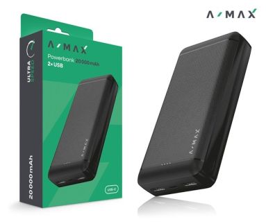 A-MAX PB 20000mAh micro-USB+USB-C AX0004