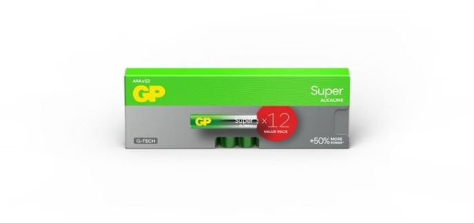 GP B0114T Alkalická Super AAA 12ks