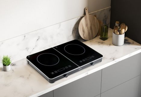 Indukční vařič dvouplotýnkový - PRIMO PR303IKP